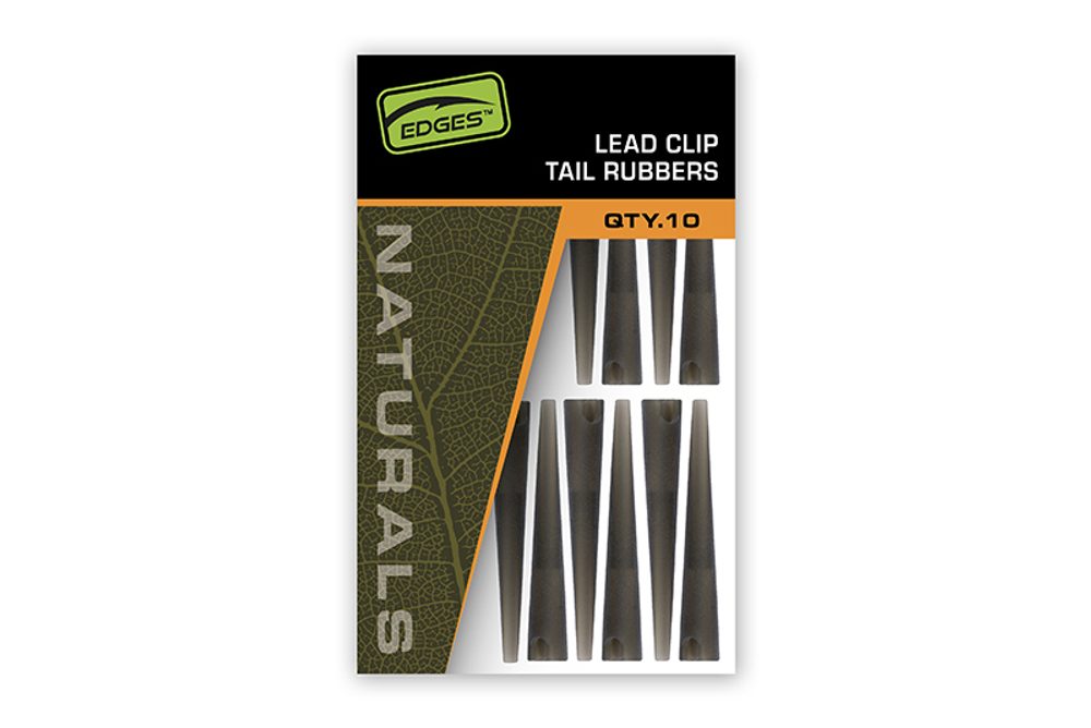 Fox Převleky Edges Naturals Lead Clip Tail Rubbers 10ks