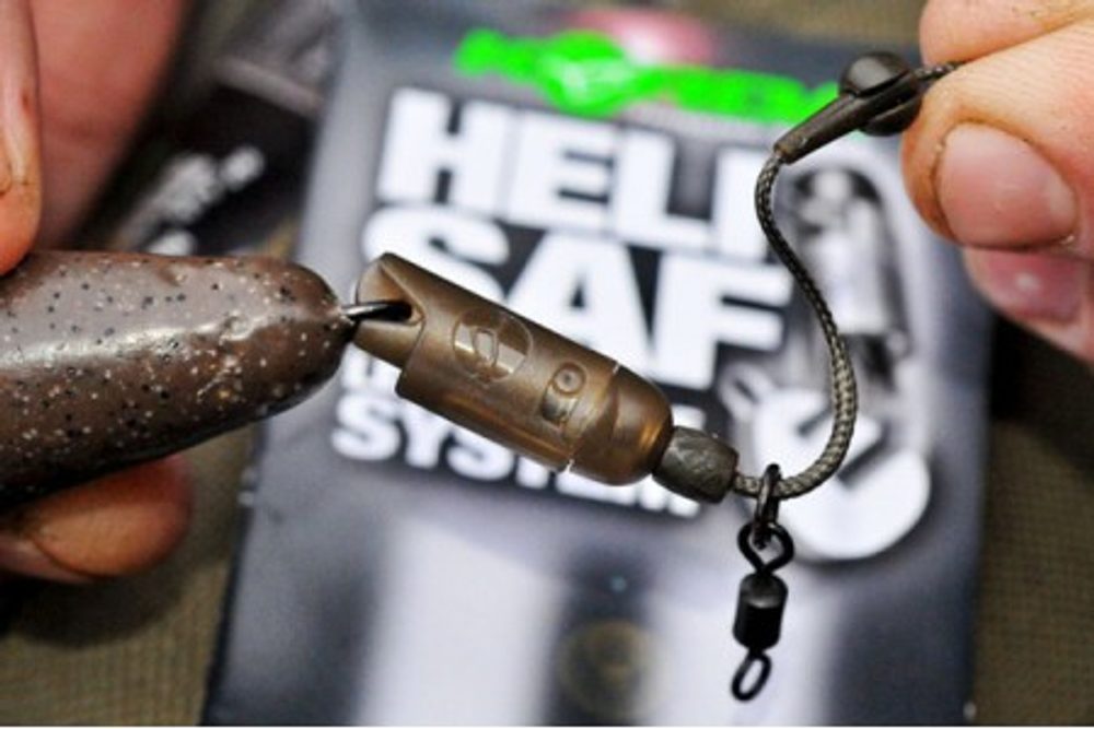 Korda Montáž Heli Safe Lead System 2ks - Hnědá