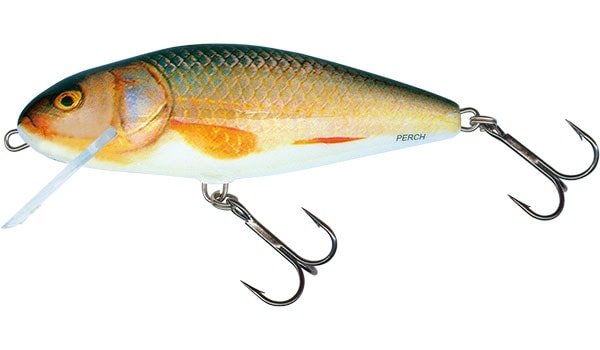 Fotografie Salmo Wobler Perch Floating 12cm - Real Roach