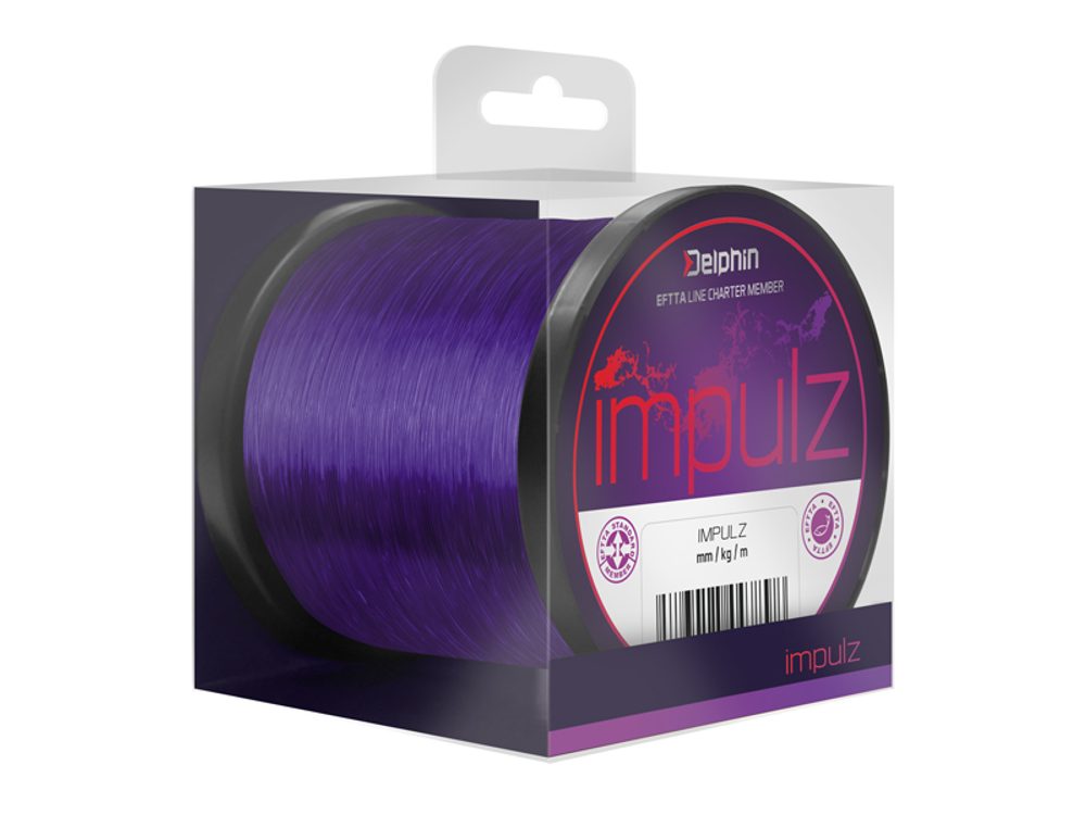 E-shop Delphin Vlasec Impulz fialový - 0,25mm 5,4kg 1200m,Delphin Vlasec Impulz fialový - 0,25mm 5,4kg 1200m