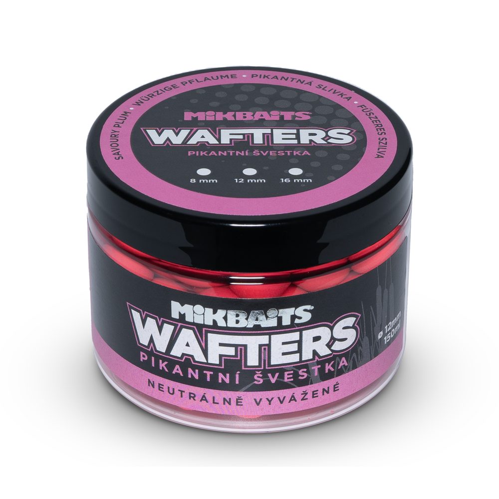 E-shop Mikbaits Boilie vyvážené nástrahy Wafters 150ml - Pikantní švestka 12mm,Mikbaits Boilie vyvážené nástrahy Wafters 150ml - Pikantní švestka 12mm