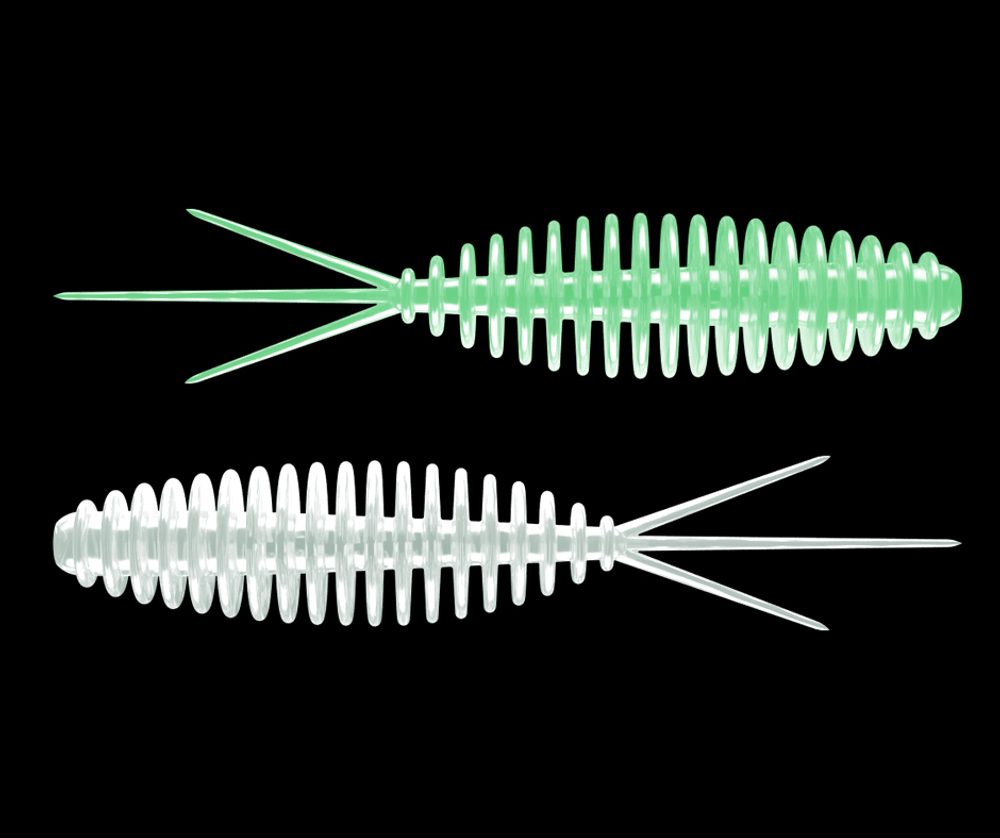 E-shop Libra Lures Turbo Worm 5,6cm 8ks - Glow UV Green,Libra Lures Turbo Worm 5,6cm 8ks - Glow UV Green