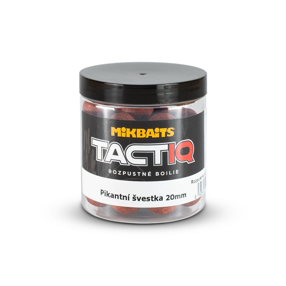 E-shop Mikbaits Rozpustné boilie TactiQ Pikantní švestka 250ml - 20mm,Mikbaits Rozpustné boilie TactiQ Pikantní švestka 250ml - 20mm