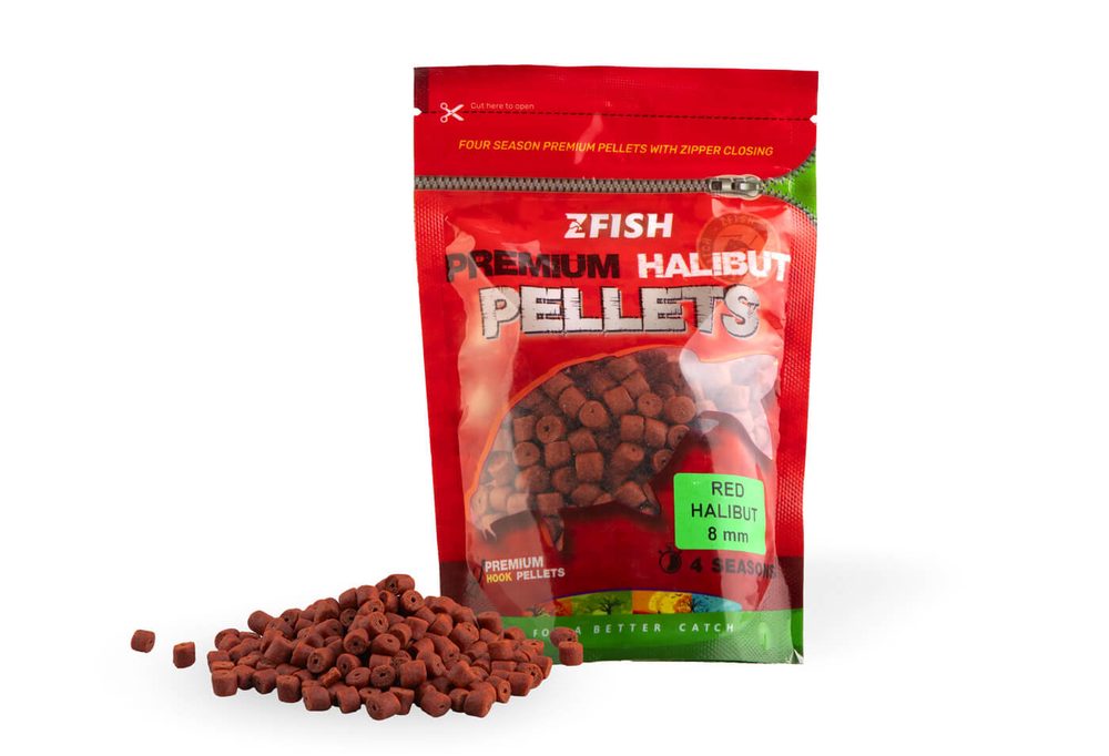 E-shop Zfish Chytací Pelety Premium HALIBUT 8mm 200g - Red Halibut,Zfish Chytací Pelety Premium HALIBUT 8mm 200g - Red Halibut