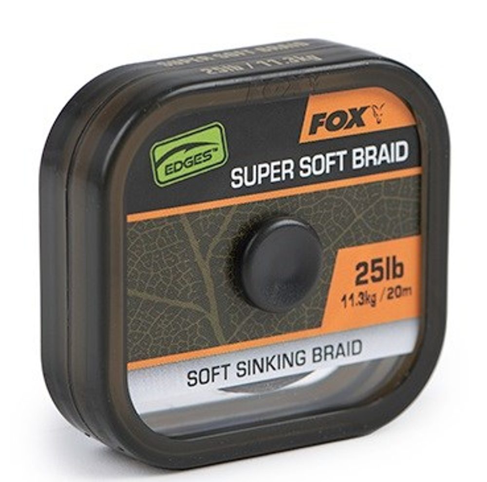 Fox Návazcová Šňůrka Naturals Soft Braided Hooklength 20 m - 25lb,Fox Návazcová Šňůrka Naturals Soft Braided Hooklength 20 m - 25lb