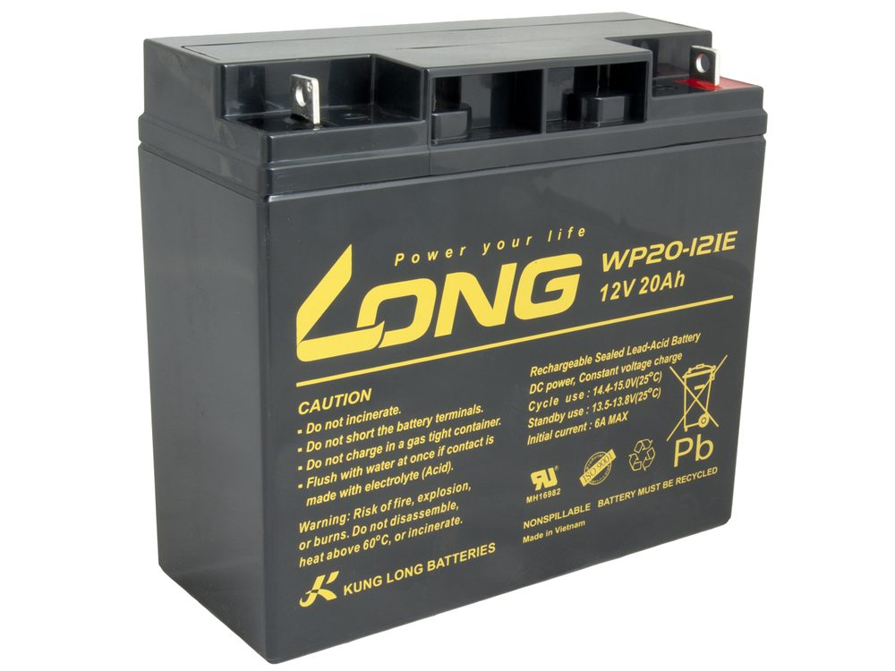 E-shop Long Olověný akumulátor 12V 20Ah (WP20-12IE) pro echoloty,Long Olověný akumulátor 12V 20Ah (WP20-12IE) pro echoloty