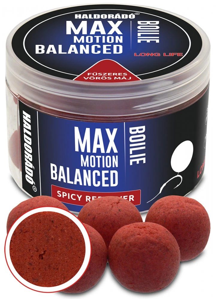 E-shop Haldorádó Boilies Balanced Max Motion 20mm 70g - Pikantní červená játra,Haldorádó Boilies Balanced Max Motion 20mm 70g - Pikantní červená játra
