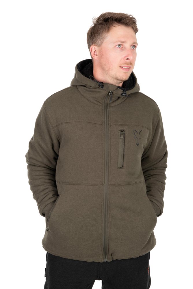 Fox Bunda Collection Sherpa Jacket Green & Black - XXL