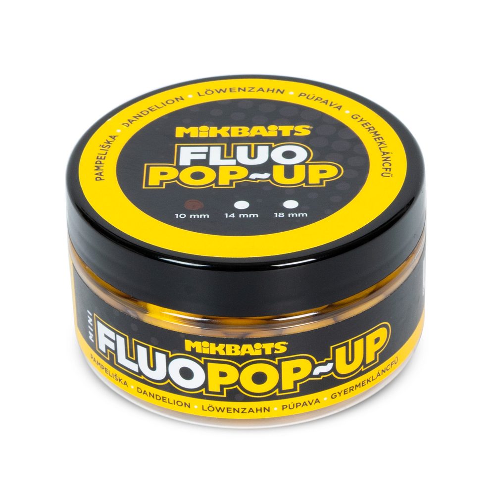 E-shop Mikbaits Mini Plovoucí fluo boilie 10mm 100ml - Pampeliška,Mikbaits Mini Plovoucí fluo boilie 10mm 100ml - Pampeliška