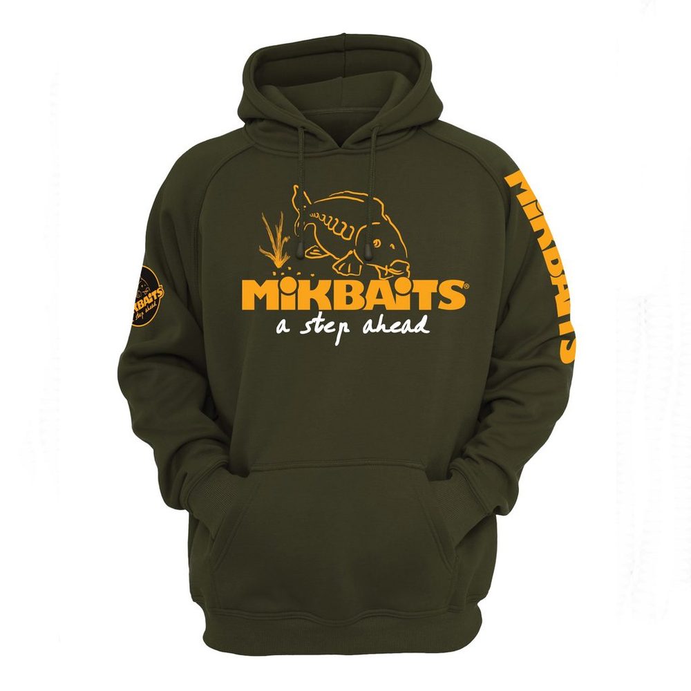 Mikbaits Rybářská Mikina Fans team zelená - 4XL