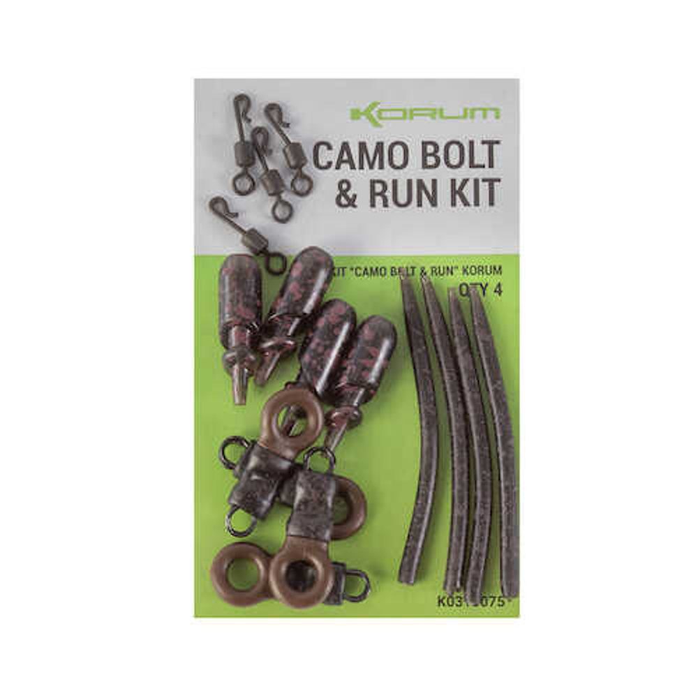 E-shop Korum Závěsky Camo Bolt & Run Kit 4ks