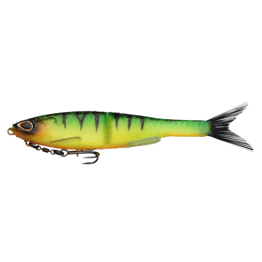 E-shop Berkley Gumová nástraha PowerBait Nessie Firetiger - 12cm,Berkley Gumová nástraha PowerBait Nessie Firetiger - 12cm