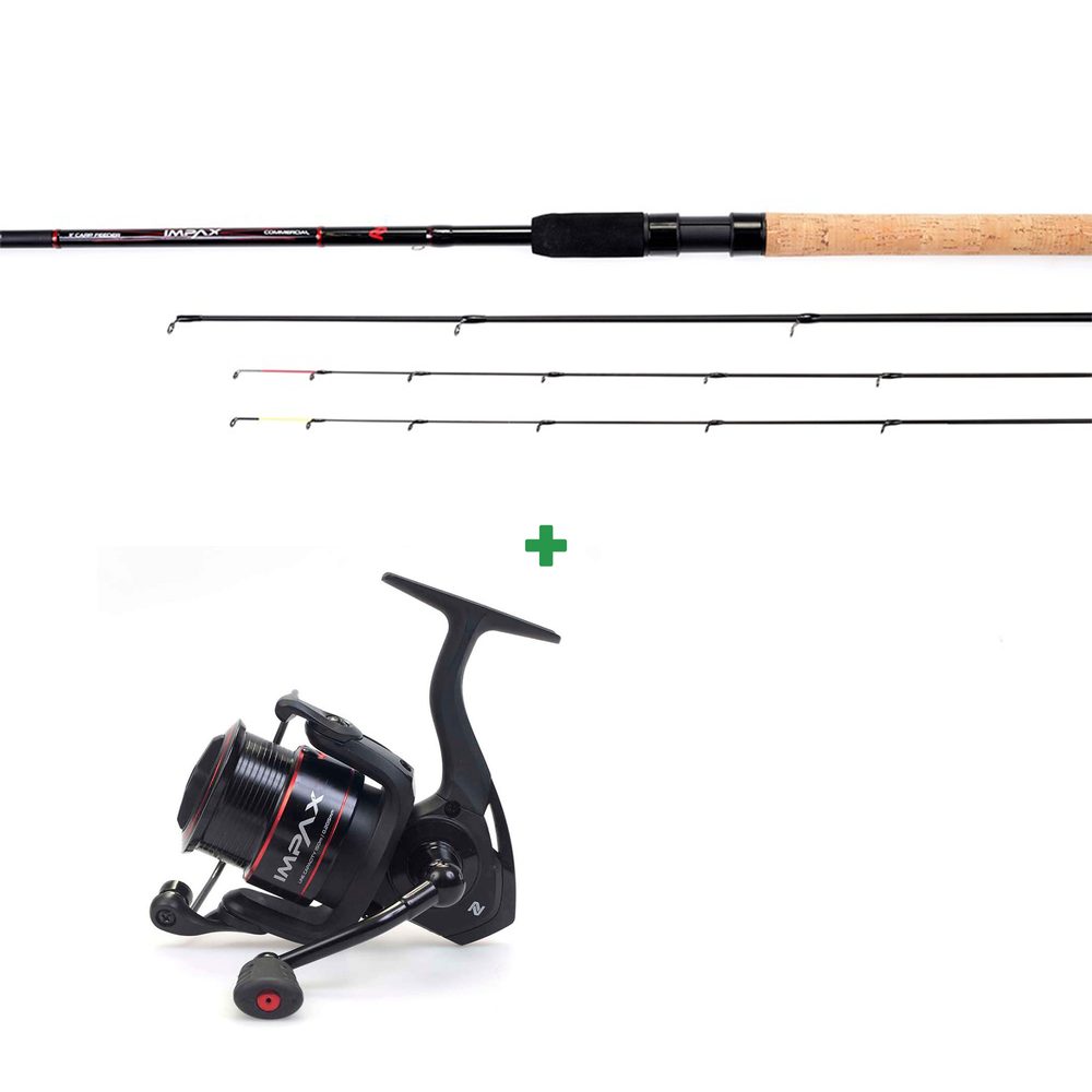 Nytro Feederový set Prut Impax Commercial Carp Feeder 11' 3,3m 50g + naviják Impax 4000 Akce!,Nytro Feederový set Prut Impax Commercial Carp Feeder 11
