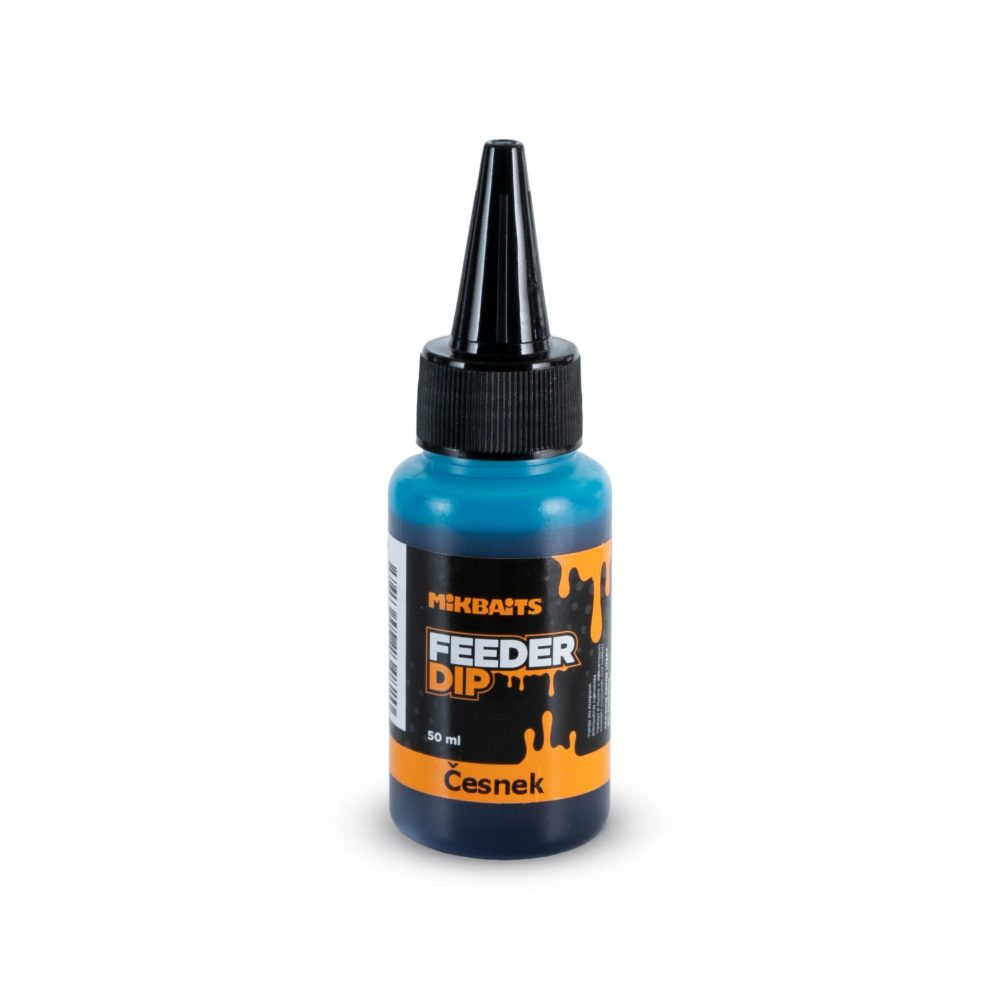 E-shop Mikbaits Feeder dip 50ml - Modrý česnek,Mikbaits Feeder dip 50ml - Modrý česnek