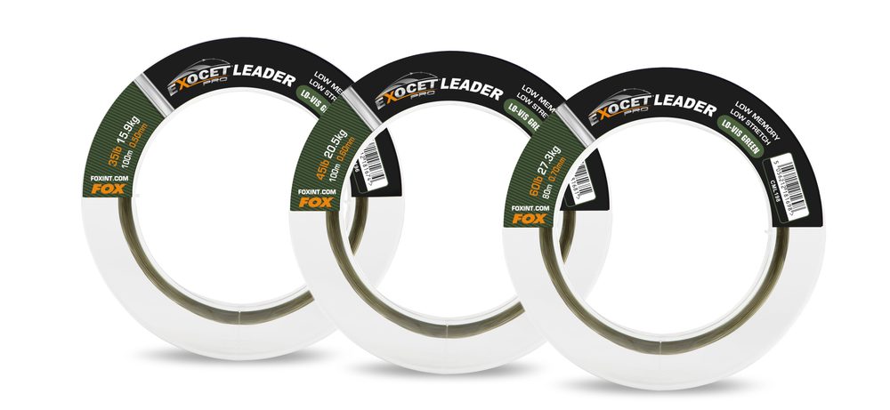 E-shop Fox Vlasec Exocet Pro Low Vis Green Leader,Fox Vlasec Exocet Pro Low Vis Green Leader