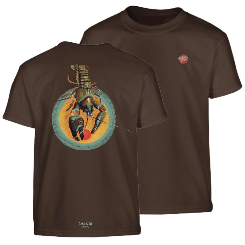 Giants fishing Tričko dětské hnědé Rak - vel. 5-6 Let