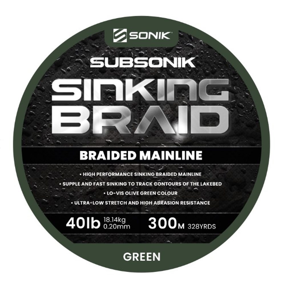 E-shop Sonik Šňůra Subsonik Sinking Braid 0,20mm 40lb 300m,Sonik Šňůra Subsonik Sinking Braid 0,20mm 40lb 300m