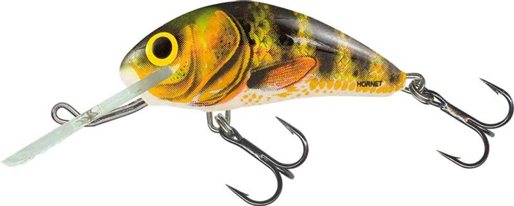 Salmo Wobler Hornet Floating 5cm - Real Identity Perch,Salmo Wobler Hornet Floating 5cm - Real Identity Perch
