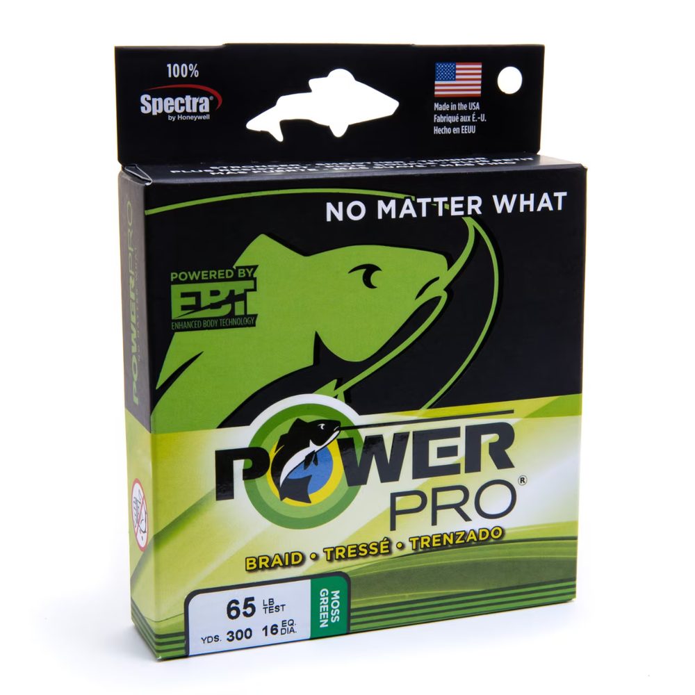 PowerPro Pleten� ???ra Braided Line Moss Green 135m,PowerPro Pleten� ???ra Braided Line Moss Green 135m