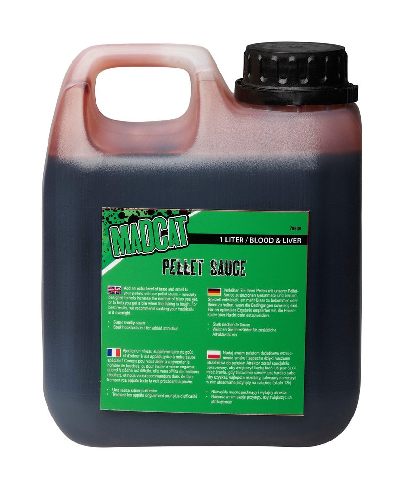 E-shop Madcat Liquid Pellet Sauce 1l - Blood and Liver,Madcat Liquid Pellet Sauce 1l - Blood and Liver