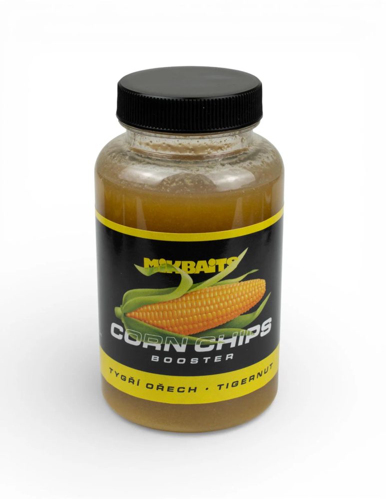 E-shop Mikbaits Booster Corn Chips 250ml - Tygří ořech,Mikbaits Booster Corn Chips 250ml - Tygří ořech