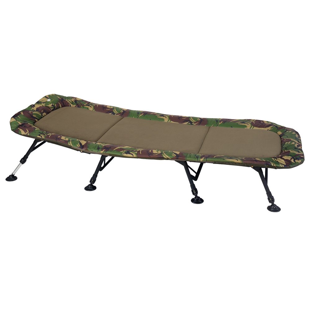 Fotografie Giants Fishing Lehátko Bedchair Flat Fleece Camo XXL 8Leg Giants Fishing