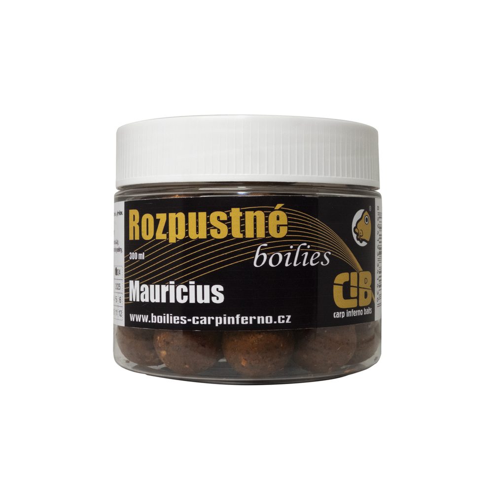 Fotografie Carp Inferno Rozpustné Boilies Nutra Line Mauricius - 20mm 300ml