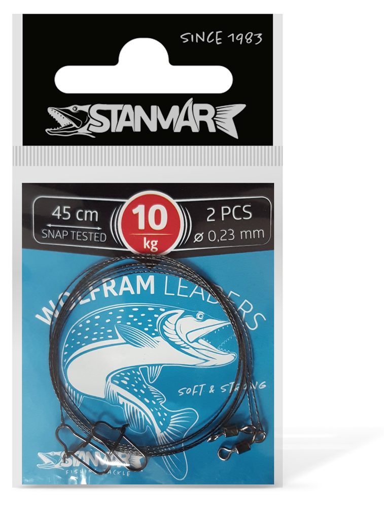 E-shop Stan-Mar Wolframové lanko 45cm - 10kg 2ks,Stan-Mar Wolframové lanko 45cm - 10kg 2ks