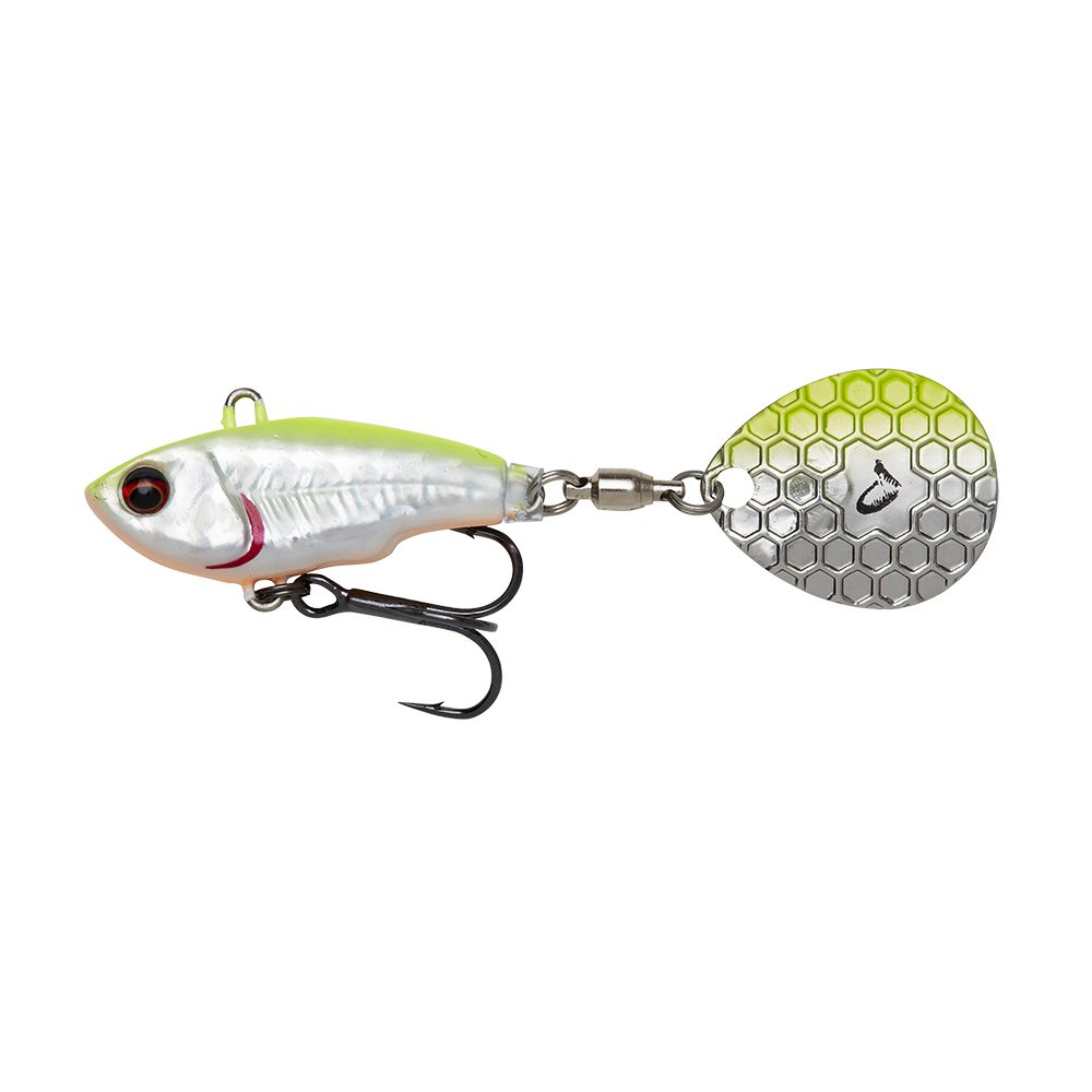 E-shop Savage Gear Tail Spinner Fat Tail Spin Sinking Lemon Back Flash - 5,5cm 9g,Savage Gear Tail Spinner Fat Tail Spin Sinking Lemon Back Flash - 5,5cm 9g
