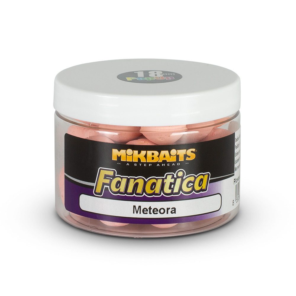 Fotografie Mikbaits Boilie pop-up Fanatica 150ml - Meteora 14mm (růžové)