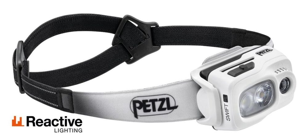 E-shop Petzl Čelovka SWIFT RL 2023 bílá,Petzl Čelovka SWIFT RL 2023 bílá