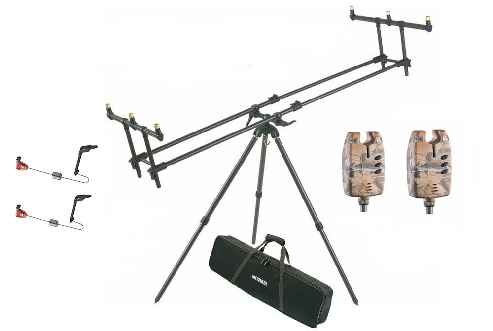 Mivardi Stojan Tripod Premium + ZDARMA 2 x Hl�si? EASY Camo a 2 x Swing EASY,Mivardi Stojan Tripod Premium + ZDARMA 2 x Hl�si? EASY Camo a 2 x Swing