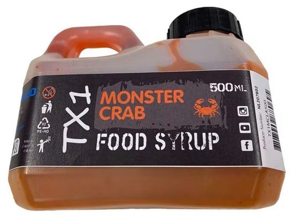 E-shop Shimano Booster TX1 Food Syrup Attractant 500 ml - Monster Crab,Shimano Booster TX1 Food Syrup Attractant 500 ml - Monster Crab