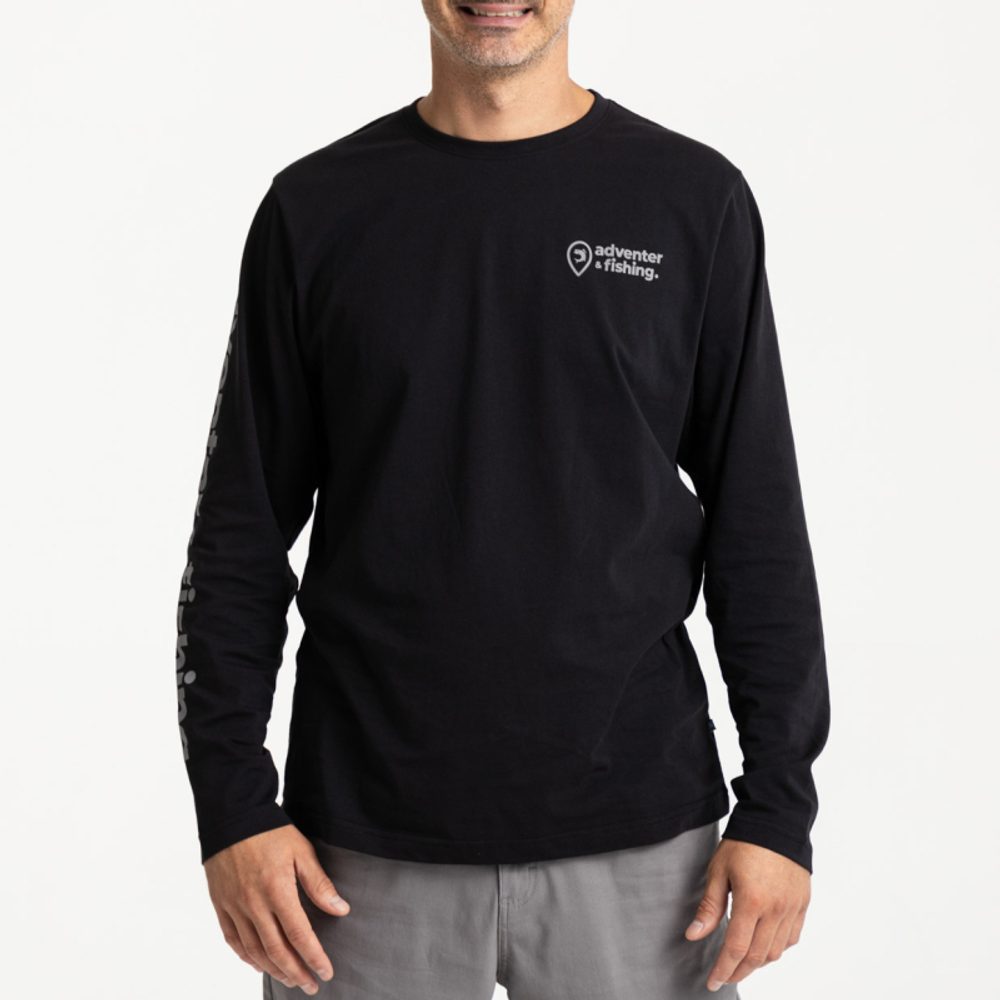 E-shop Adventer & fishing Tričko dlouhý rukáv Black - S,Adventer & fishing Tričko dlouhý rukáv Black - S