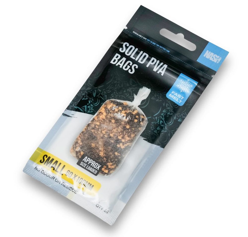 Nash PVA Sáčky Solid PVA Bags - Small Fast Melt 25ks,Nash PVA Sáčky Solid PVA Bags - Small Fast Melt 25ks