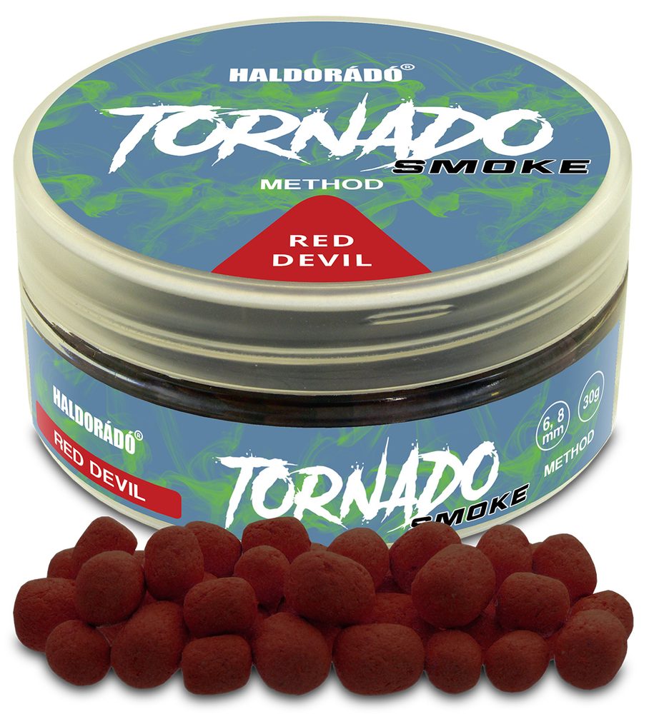 E-shop Haldorádó Method Wafter Tornado Smoke 6+8mm 30g - Red Devil,Haldorádó Method Wafter Tornado Smoke 6+8mm 30g - Red Devil