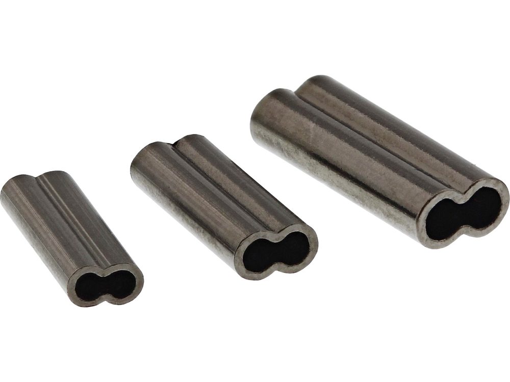 E-shop Westin Krimpovací svorky Double Wire Crimp Black Nickel 20ks - 1,2mm,Westin Krimpovací svorky Double Wire Crimp Black Nickel 20ks - 1,2mm