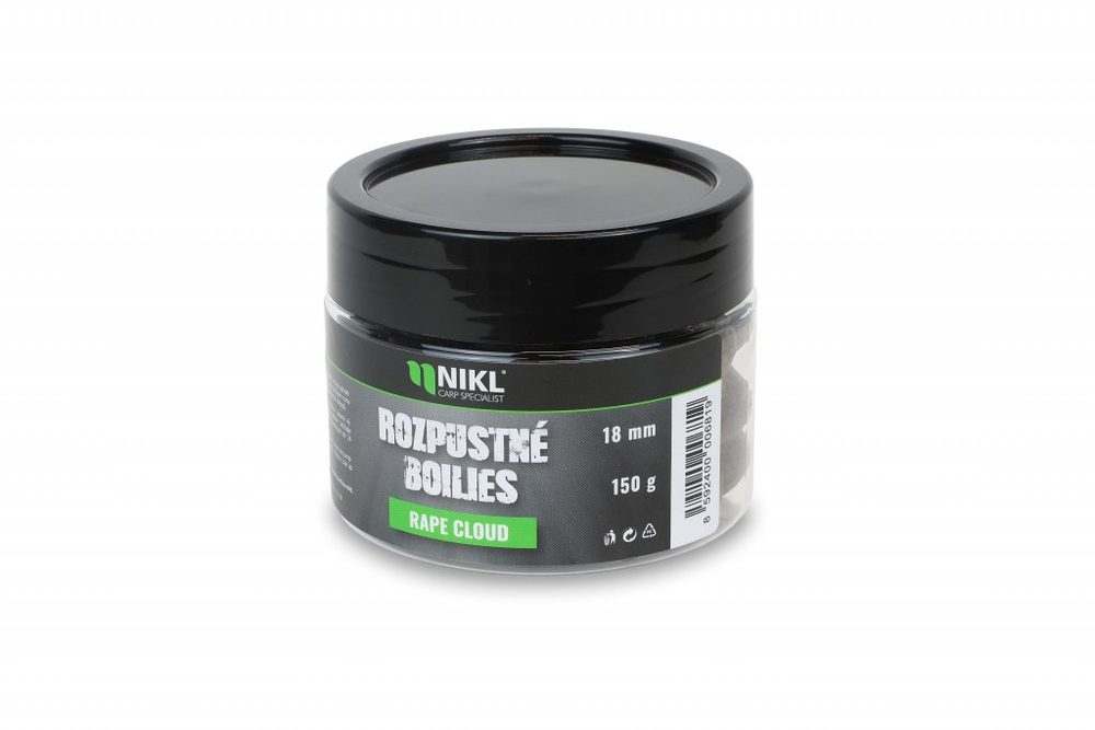 E-shop Nikl Rozpustné boilies Rape Cloud 150g - 14mm,Nikl Rozpustné boilies Rape Cloud 150g - 14mm