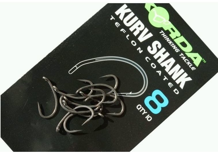 Korda Háčky Kurv Shank 10ks - vel. 8