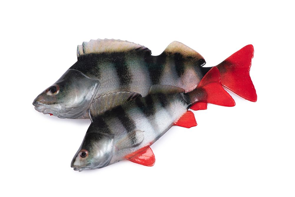 Fox Rage Gumová Nástraha Ultra Natural Perch Fillet 4ks - 8cm