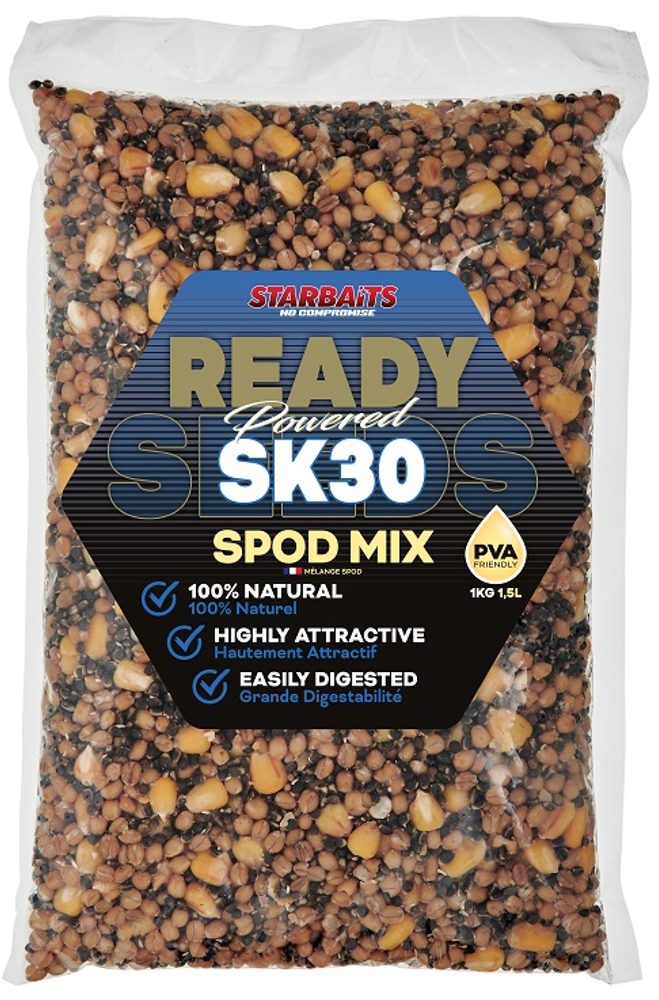 Fotografie Starbaits Směs Spod Mix Ready Seeds SK30 1kg - 1kg