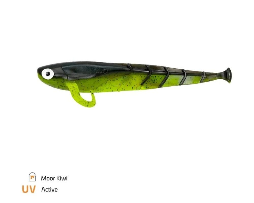 Zeck Gumová nástraha Zander Quappie 8cm - Moor Kiwi,Zeck Gumová nástraha Zander Quappie 8cm - Moor Kiwi
