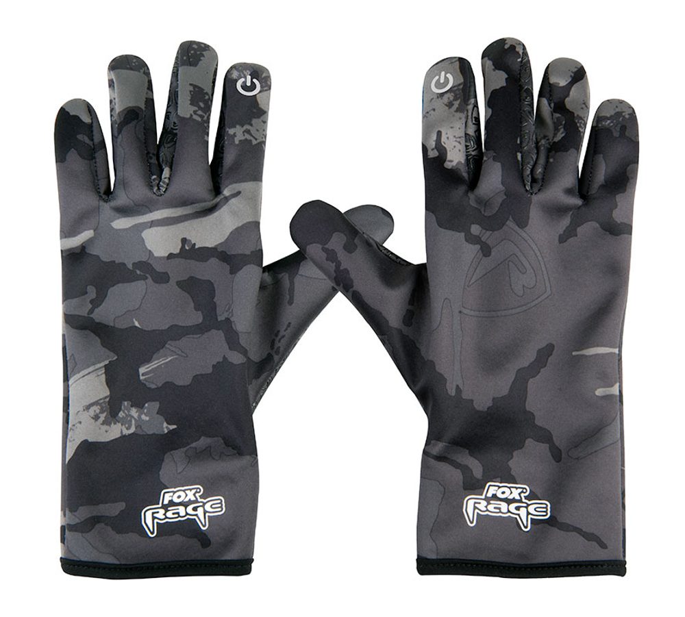 Fotografie Fox Rage Thermo rukavice Thermal Camo Gloves - XL