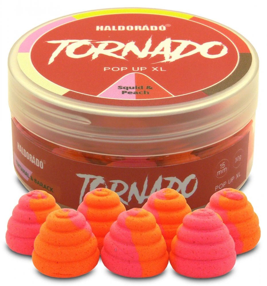 Haldorádó Pop-Up Nástraha Tornado XL 15mm 30g - Kalamáry-Broskev,Haldorádó Pop-Up Nástraha Tornado XL 15mm 30g - Kalamáry-Broskev