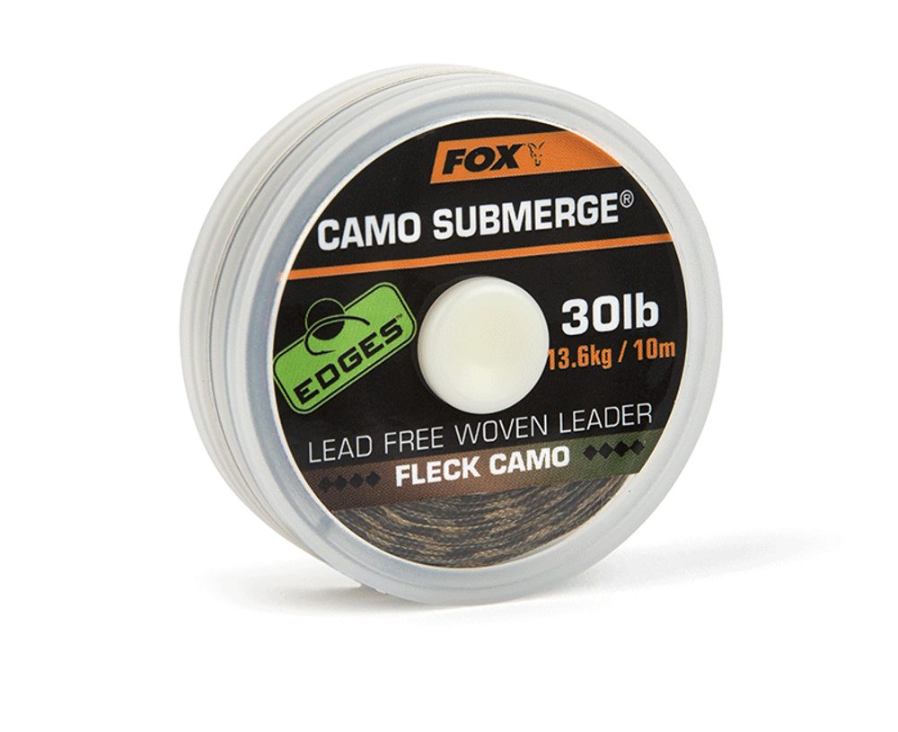 E-shop Fox Šňůra Edges Submerge Camo Leader Fleck Camo 10m - 30lb,Fox Šňůra Edges Submerge Camo Leader Fleck Camo 10m - 30lb