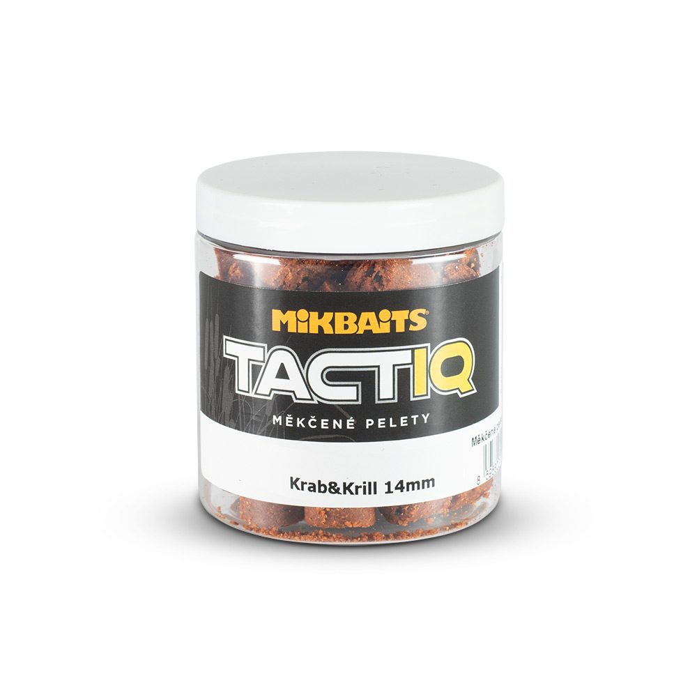 Mikbaits Měkčené pelety TactiQ Krab&Krill 250ml