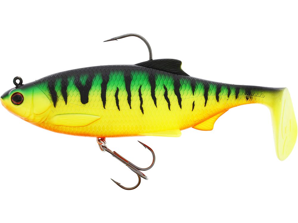 E-shop Westin Gumová nástraha Ricky the Roach Shadtail R2F Firetiger - 14cm 57g,Westin Gumová nástraha Ricky the Roach Shadtail R2F Firetiger - 14cm 57g