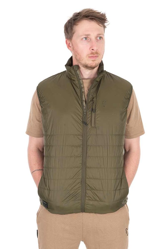 Fotografie Fox Vesta Olive Quilted 100 Gilet - S