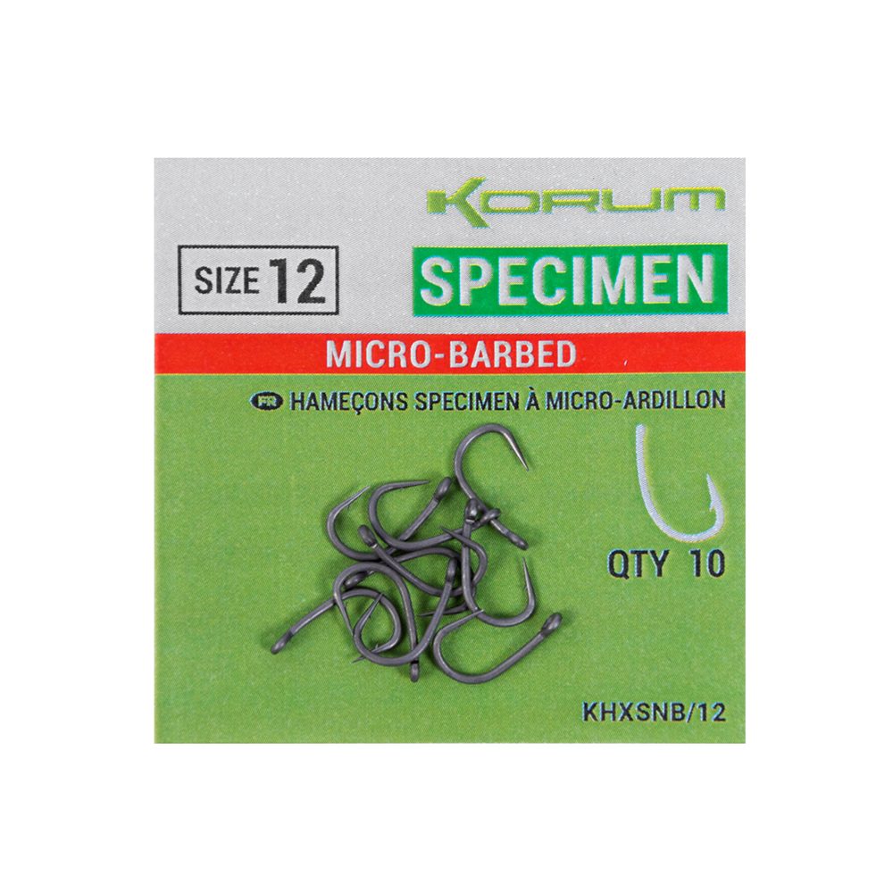 E-shop Korum Háčky Xpert Specimen Hooks 10ks - vel. 6