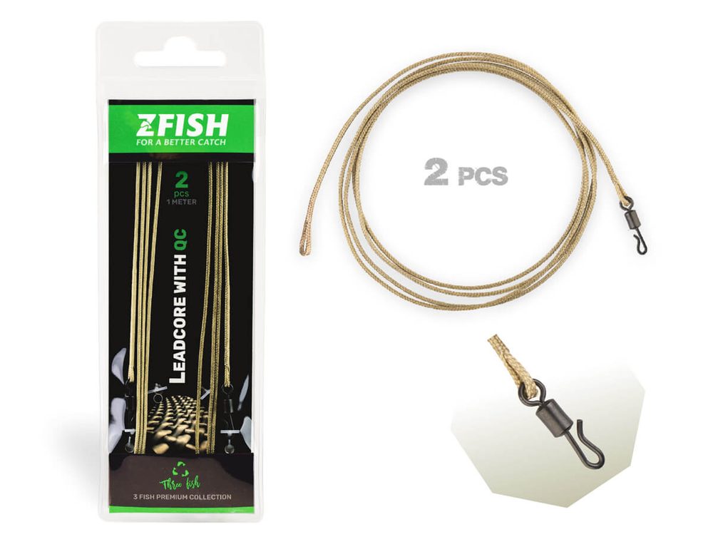 Zfish Montáž Leadcore QC 2ks,Zfish Montáž Leadcore QC 2ks